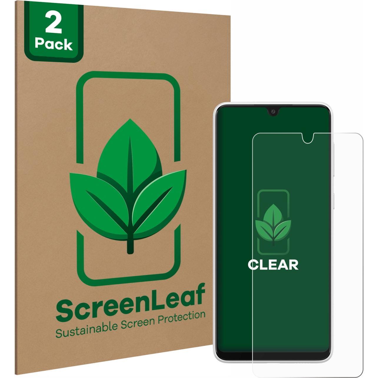 Thumbnail - ScreenLeaf Schutzfolie nachhaltiger Displayschutz Displayschutzfolie Folie Klar Transparent (2 Stück, Samsung Galaxy A33...