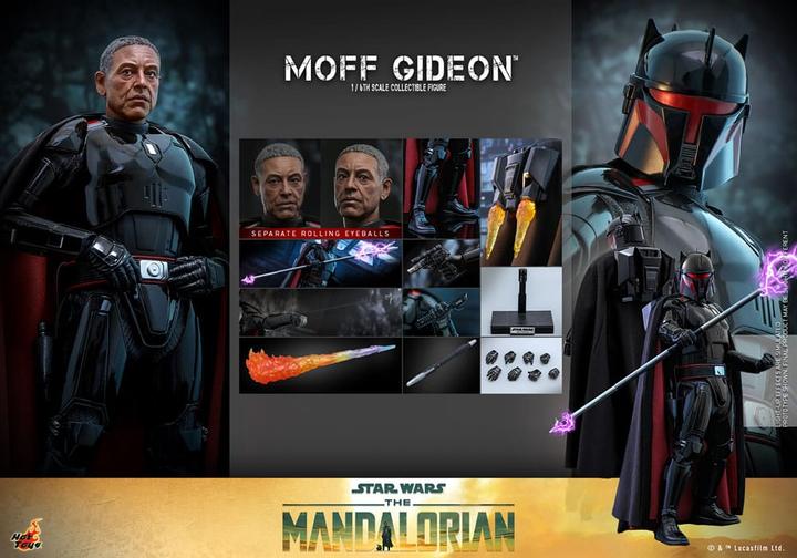 Actual product image Hot Toys Star Wars: The Mandalorian figurine 1/6 Moff Gideon 29 cm
