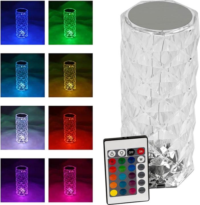 Produktbild Cepewa LED Tischlampe Kristall