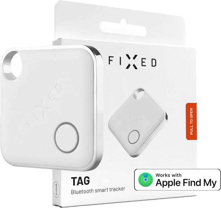 Actual product image Fixed Tag with Find My support, White (iOS)