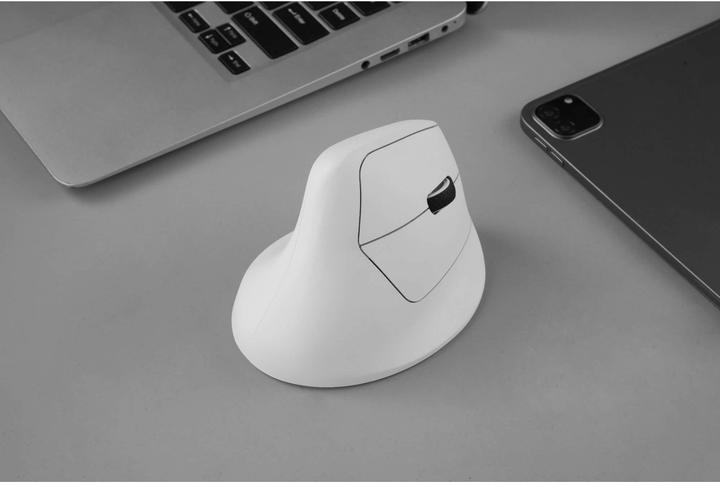 Actual product image Keychron M5 Wireless Mouse, white (Cable, Wireless)