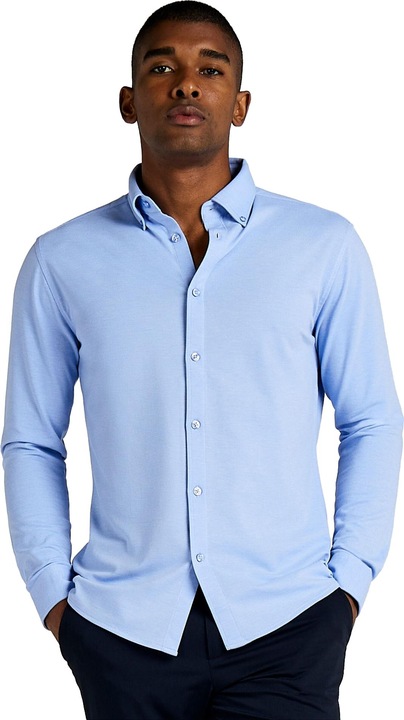 Actual product image Kustom Kit Mens Superwash 60°C Tailored Long-Sleeved Shirt (L)
