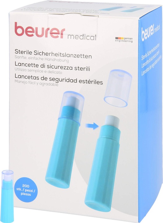Produktbild Beurer Sicherheitslanzetten 200 St. (Lanzette)