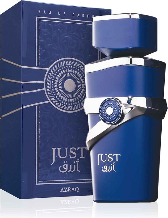 Image du produit Ameer Al Oud Fragrance World Just Azraq EDP pour hommes 3.4 Fl Oz (Eau de parfum, 100 ml)