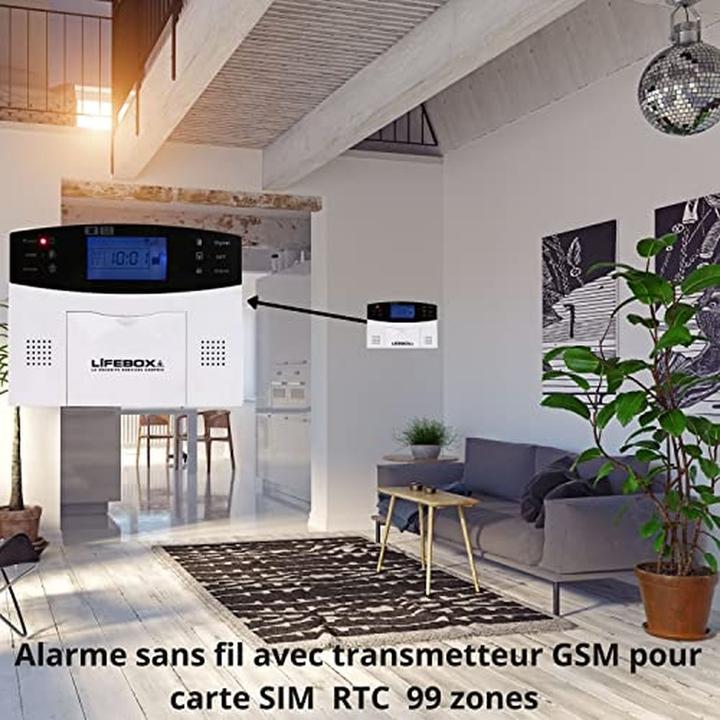 Produktbild LifeBox Drahtlose GSM-Alarmanlage für Wohnungen mit Kamera und Solarpanel