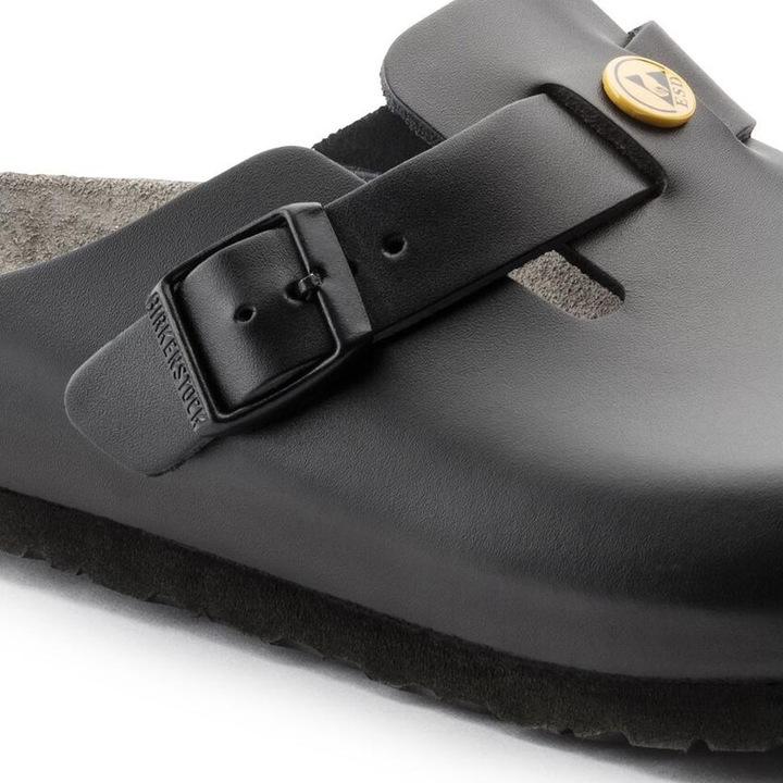 Actual product image Birkenstock Boston ESD Natural Leather Normal (47)