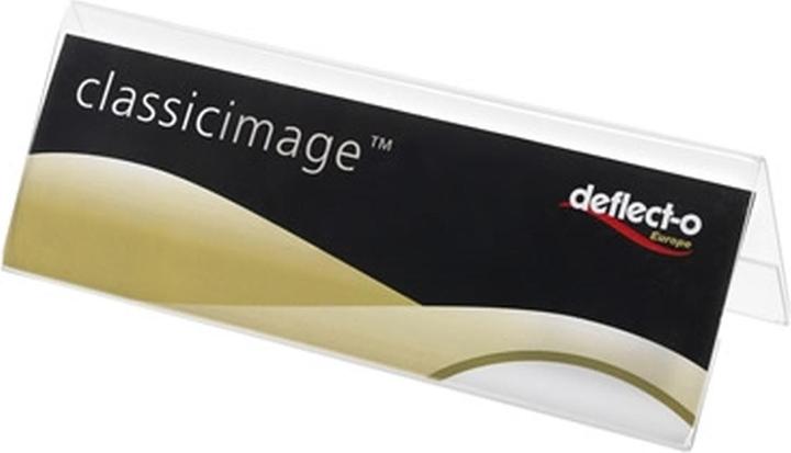 Image du produit Deflecto Étiquettes de nom de table Acryl 43130 transparent A6