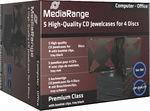 Actual product image MediaRange CD / DVD Retail Pack 4er Jewel Cases 5 Stk.