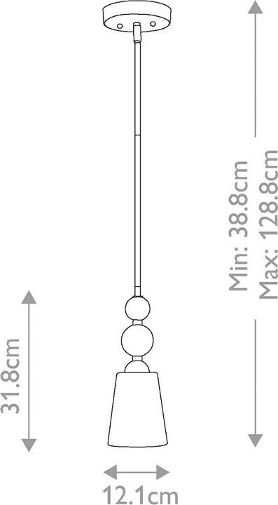 Actual product image Elstead Lighting Zelda pendant light E27 vintage brass (E27)