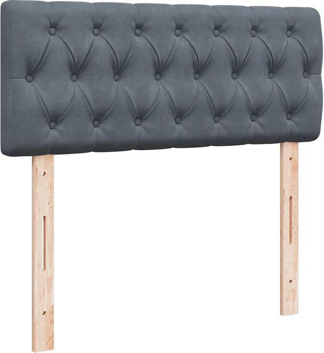 Immagine prodotto vidaXL Bo x letto a molle con materasso 120 x 190 cm in velluto (120 x 190 cm)