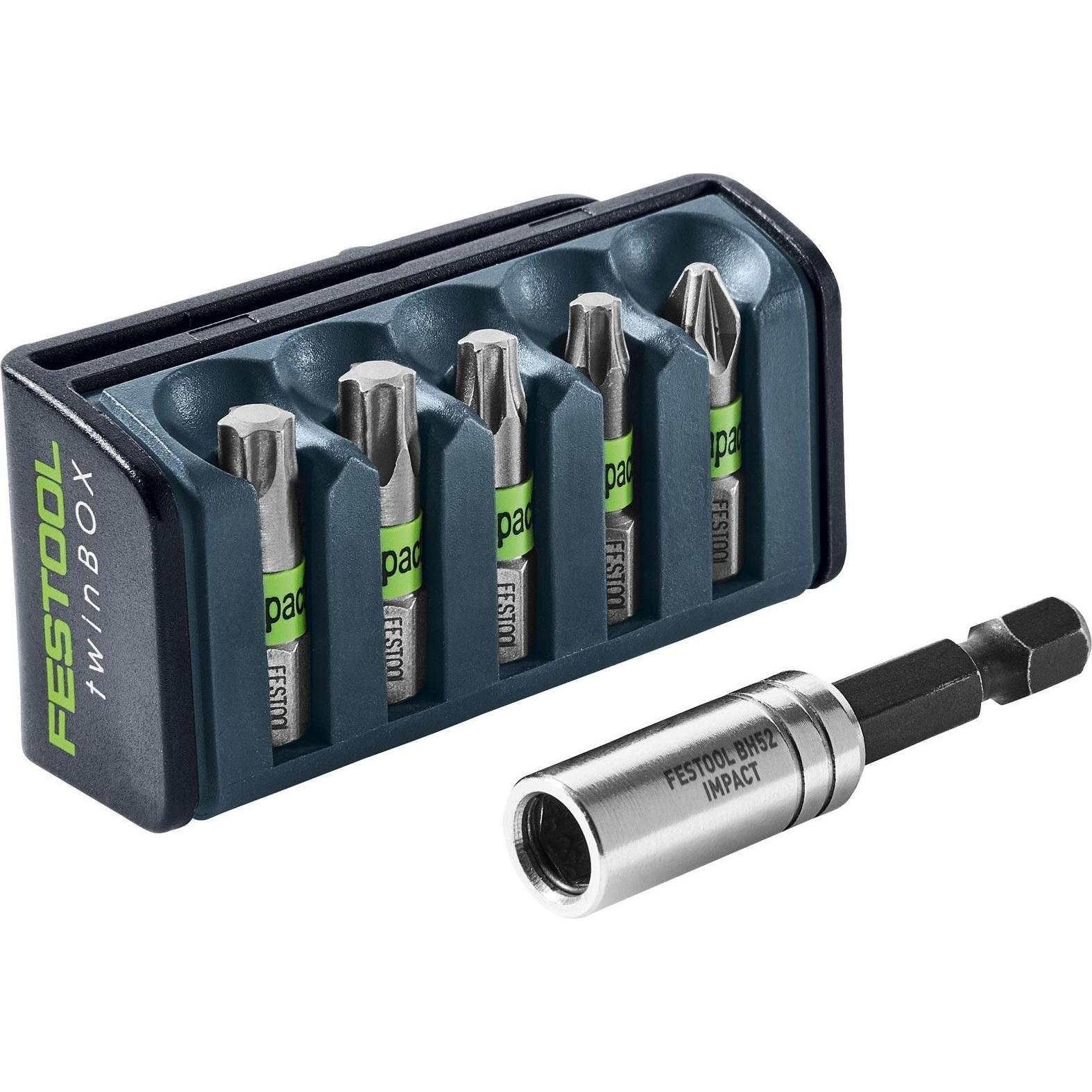 Festool, Bits, Bitkassette BT-IMP SORT1 (TX20, TX40, TX25, TX30, 5 x Festool Bits, PZ2)