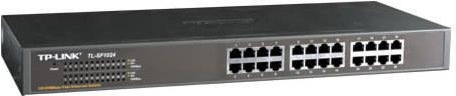 Produktbild TP-Link TL-SF1024 Nicht verwalteter Netzwerk-Switch Fast Ethernet (10/100) Schwarz (24 Ports)