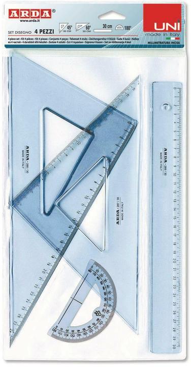 Produktbild Arda Uni Linealset (30 cm, Kunststoff)