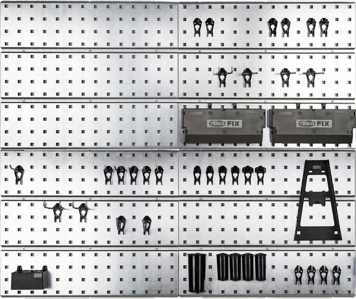 Actual product image Raaco Perforated Plate Set Clip Set 38