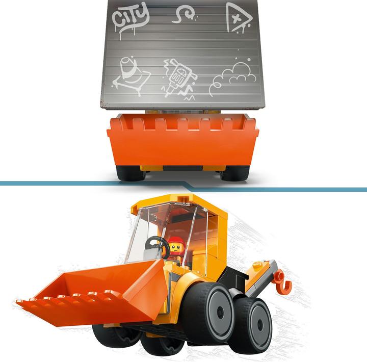 Actual product image LEGO Coole Flitzer – Radlader (60482, LEGO City)