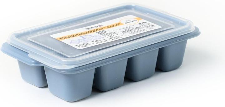 B-Home Eiswürfelschale mit Deckel Eiswürfelform Eiswürfelbehälter