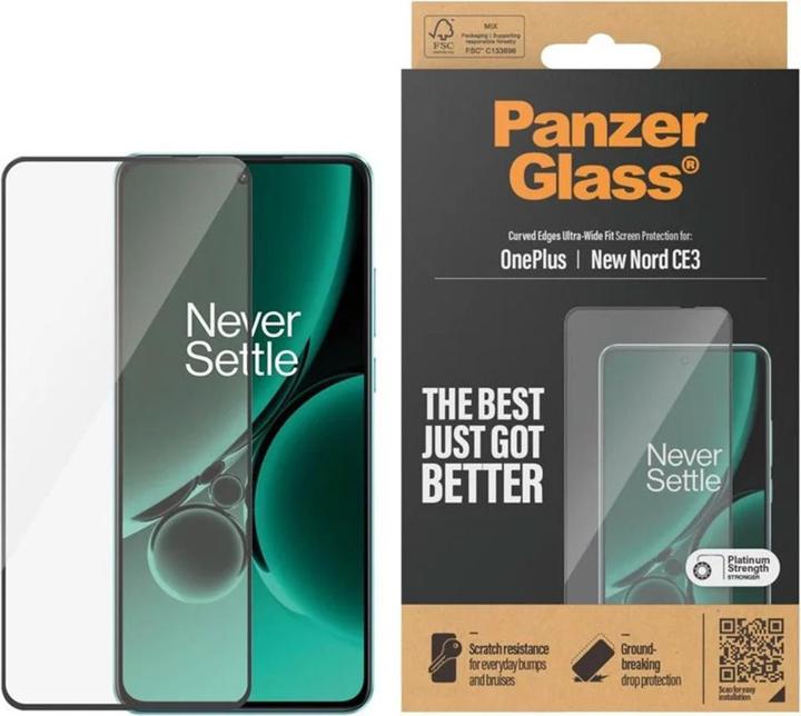 Produktbild PanzerGlass Screen Protector OnePlus Nord CE4 | Ultra-Wide Fit (1 Stk., Oneplus Nord CE 4)