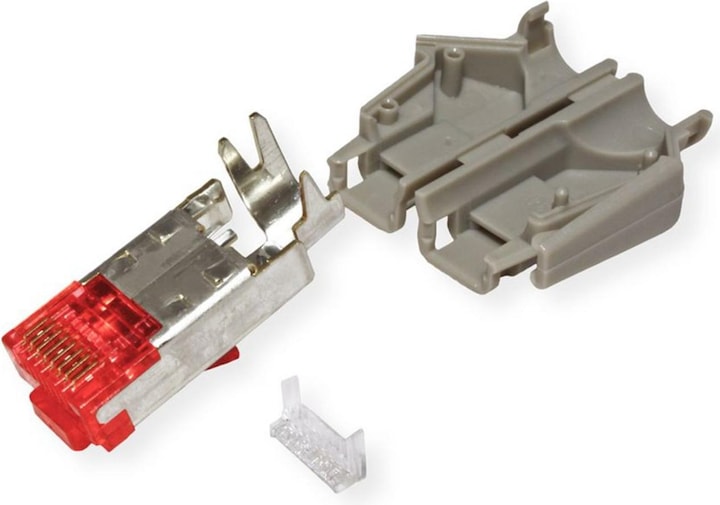 Produktbild EFB Elektronik Hersteller: HIROSE RJ45-Hirose Stecker STP, TM21 grau, 50 Stück, 3 Elemente, Cat. 6 Channel Class E (Netzwerkkabel Stecker)