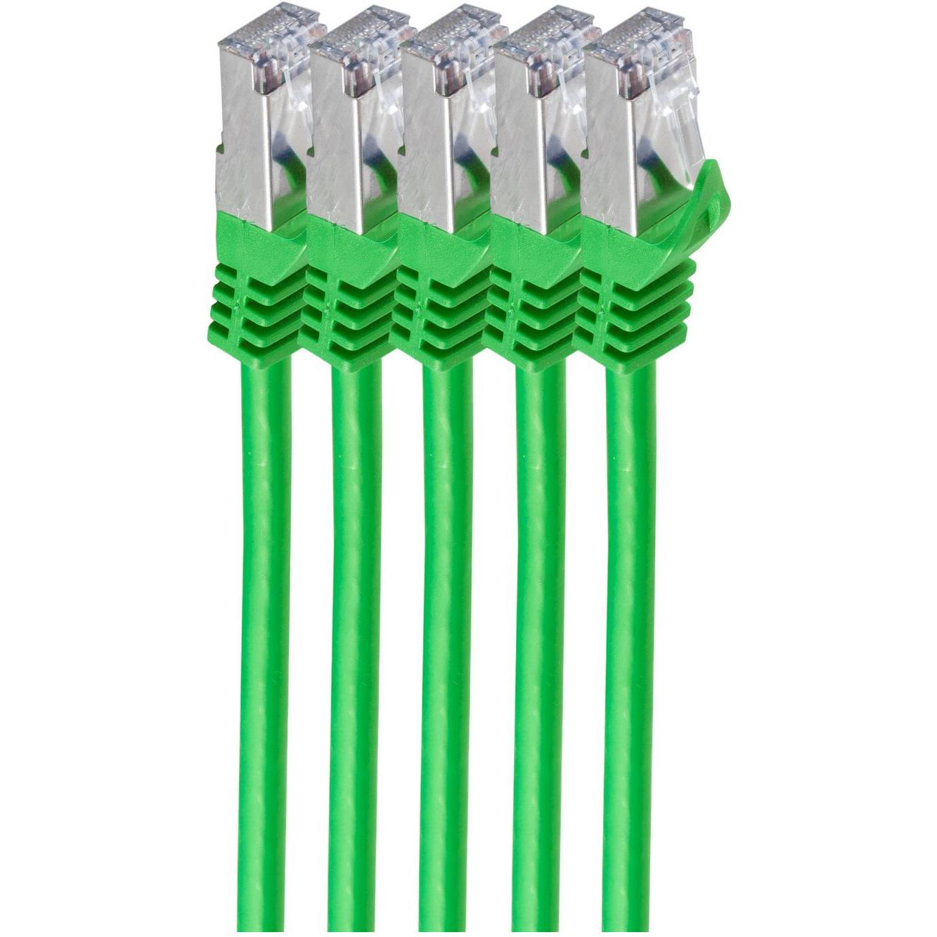 Shiverpeaks BS75512-G-SET5. Kabellänge: 2 m, Kabelstandard:Cat.7 Rohkabel, Kabelschirmung: S/FTP (S-STP), Anschl (S/FTP,...