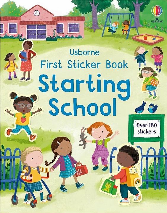 Produktbild First Sticker Book Starting School