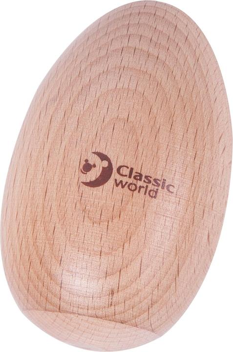 Classic World Uovo di legno con sabbia (Tedesco)