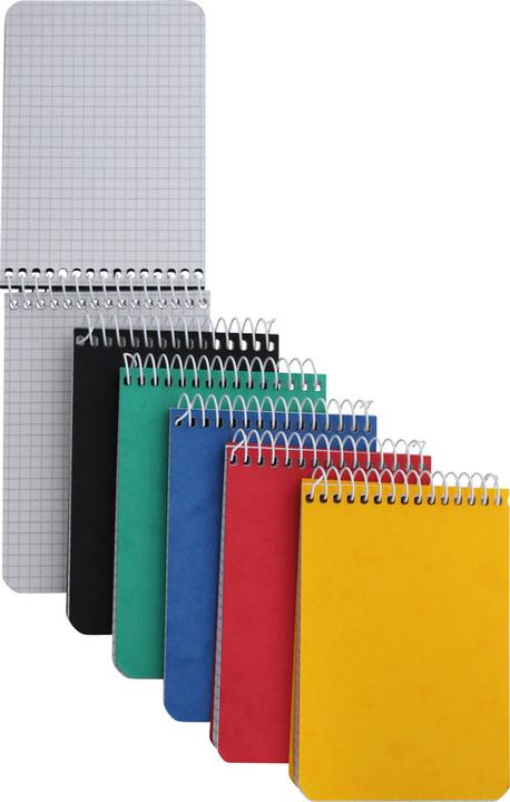 Image du produit Naturaline Cahier à reliure spirale avec couverture en presspan (Quadrillé, Couverture rigide)