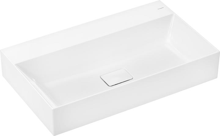 Actual product image hansgrohe Xevolos E washbasin, without overflow, 800x480mm, SmartClean, unpolished, with pop-up wast (480 mm, 800 mm)