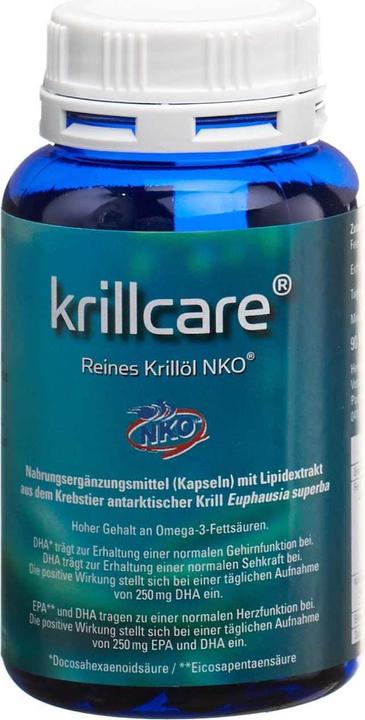 Actual product image Krillcare Krill Oil 500 mg NKO90 (90 Piece, Capsules, 90 g)