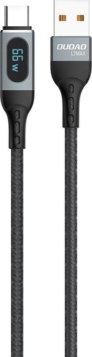 Produktbild Dudao Kabel USB USB-A - USB-C 1 m Czarny (6973687243678) (1 m, USB 3.2 Gen 1, 66 W)