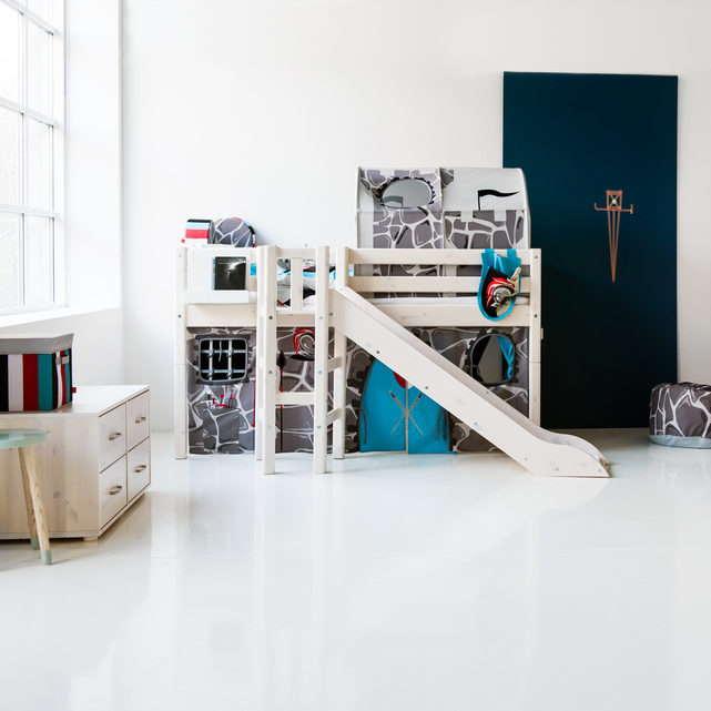 Immagine prodotto Flexa Letto classico a mezza altezza con scivolo e piattaforma (90 x 200 cm)