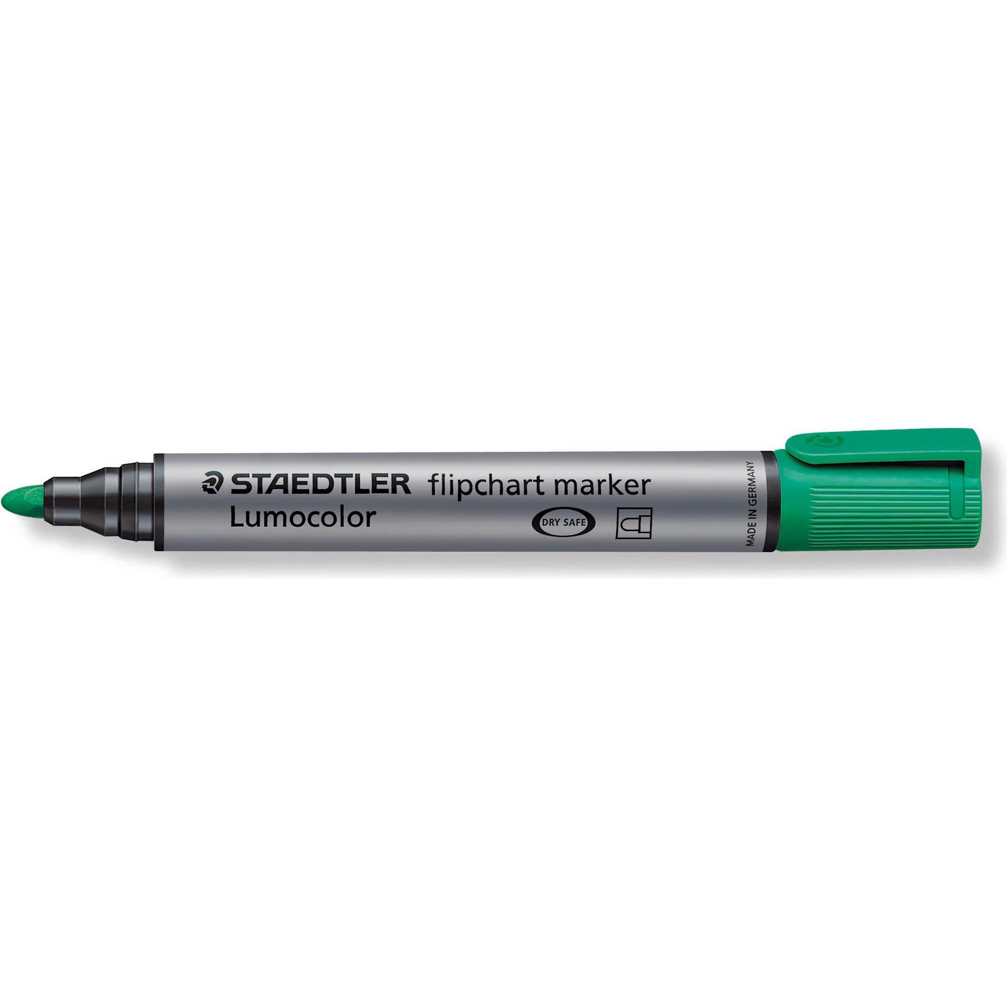 Staedtler, Marker, Flipchartmarker Lumocolor 356 Strichstärke: 2 mm Schreibfarbe: grün (Grün, Grau, 2 mm, 1 x)