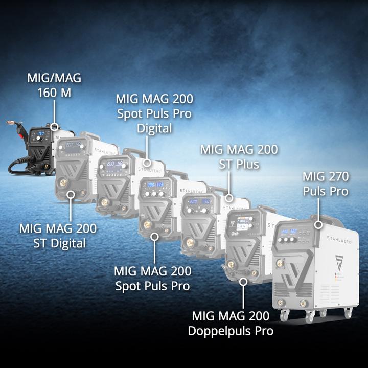 Image du produit Stahlwerk MIG MAG-160 M (Soudeur à onduleur)