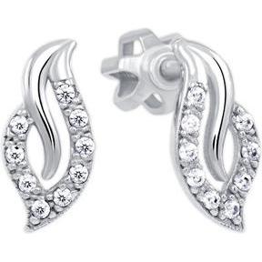 Brilio, Ohrringe, White gold earrings with zircons 239 001 01202 07