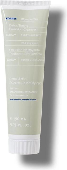 Actual product image Korres Olympus Tea Detox Toning Emulsion Cleanser (150 ml)