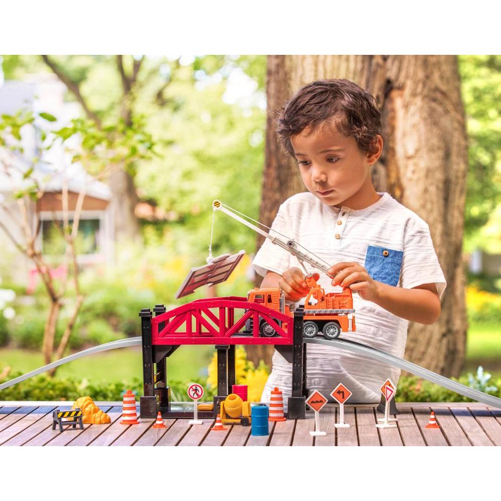 Thumbnail - Driven by Battat Driven - Construction Baustelle Brücke Spielset