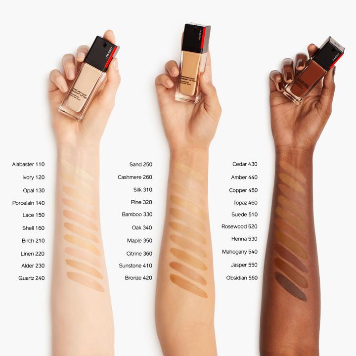 Actual product image Shiseido Synchro Skin Radiant Lifting Foundation SPF 30 ml - (460 Topaz)