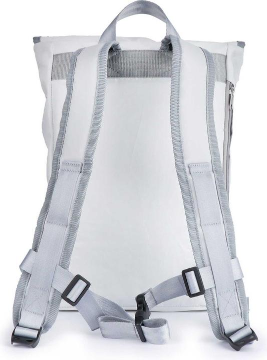 Actual product image 360Grad Landgang Rucksack Segeltuch weiss mit Zahl grau (20 l)