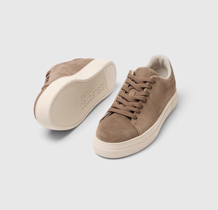 Actual product image Selected Slhdavid Chunky Suede Sneaker Noos (40)