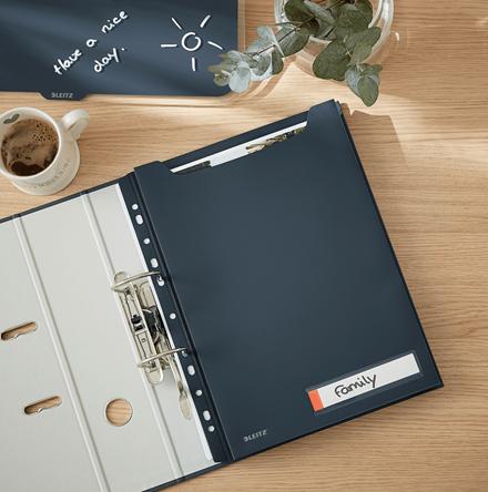 Produktbild Leitz Einlagemappe Cosy Privacy Maxi Hülle Grau (A4, 3x)