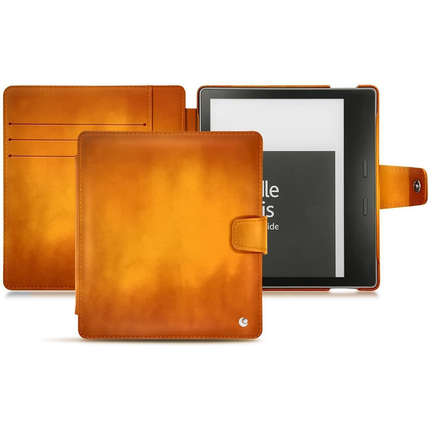 Noreve Lederschutzhülle Wallet, eReader Zubehör, Orange