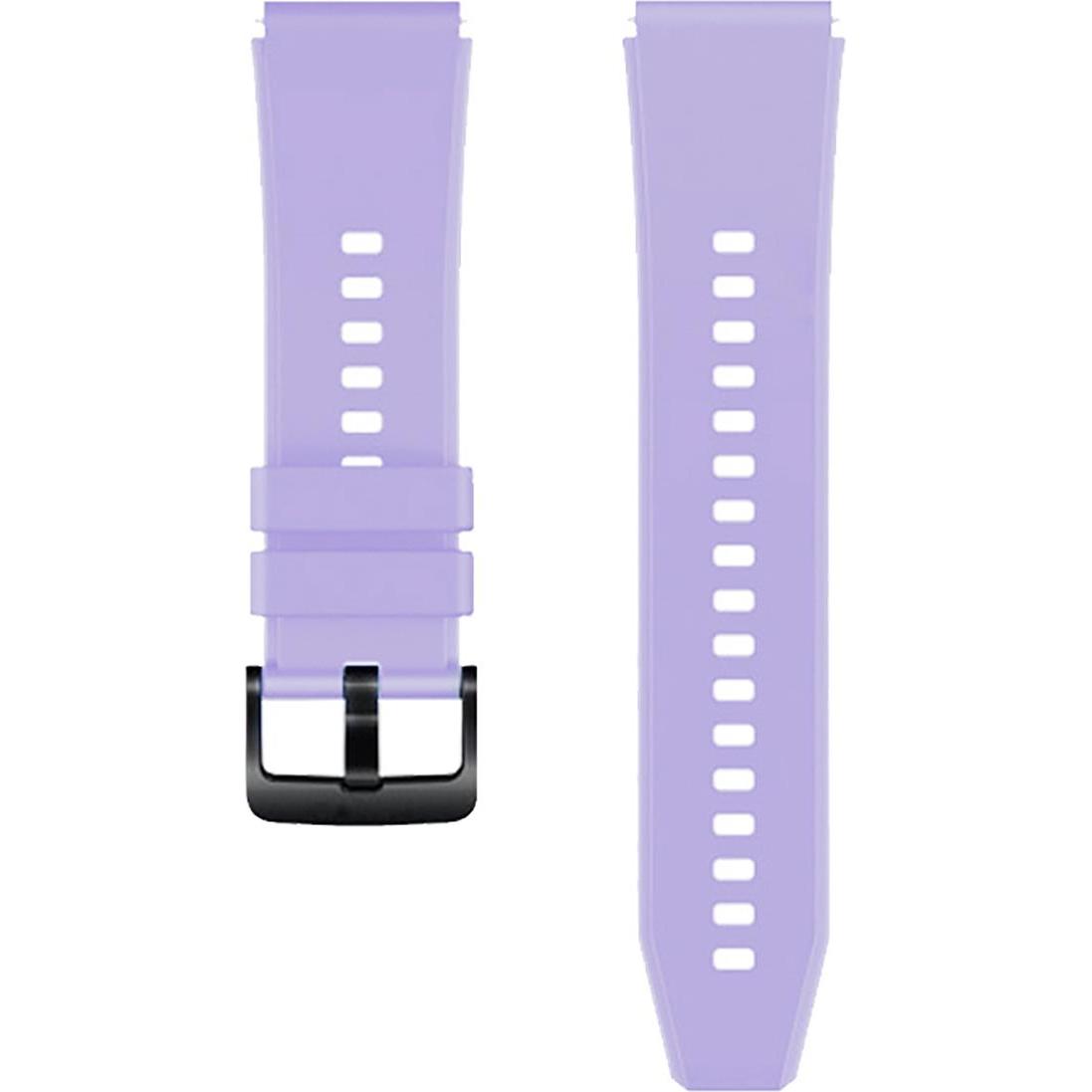 Marka Niezdefiniowana Cinturino in silicone per Huawei Watch GT 2/3/4/2 Pro/3 Pro/4 Pro/GT 2e 46mm - Viola (Silicone), Cinturini per orologi, Viola