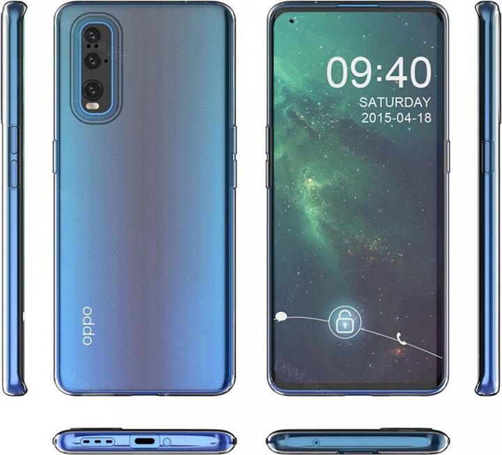 Image du produit Screenguard Oppo Find X2 Etui flexible TPU Clear (Oppo Find X2)