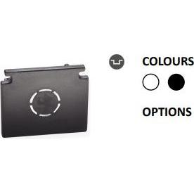 Powergear, Accessori per illuminazione, 48V ENDKAPPE FÜR DIE EINBAUSCHIENE, Schwarz