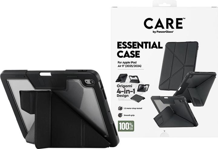 Actual product image PanzerGlass CARE TPU Essential Case black iPad Air 11" (2024-2025) (Apple iPad Air 11 2024, Apple iPad Air 11 2025, Apple iPad Air 11 2026)