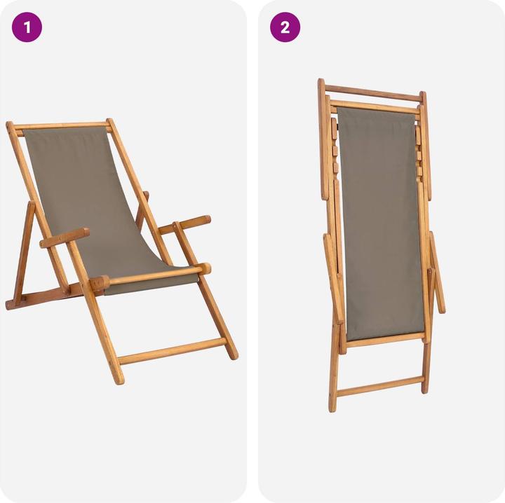 Immagine prodotto vidaXL Liegestuhl (107 cm)