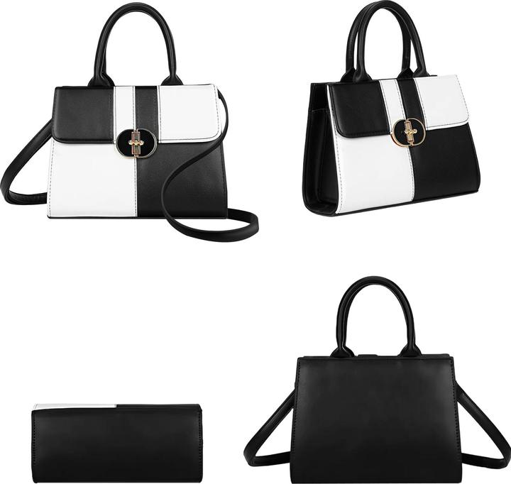 Immagine prodotto Gallantry C-0184-BLACKWHITE Handtasche