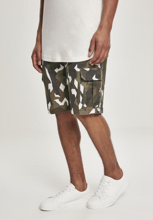 Image du produit Urban Classics Geometric Camo Stretch Twill Cargo Shorts (30)