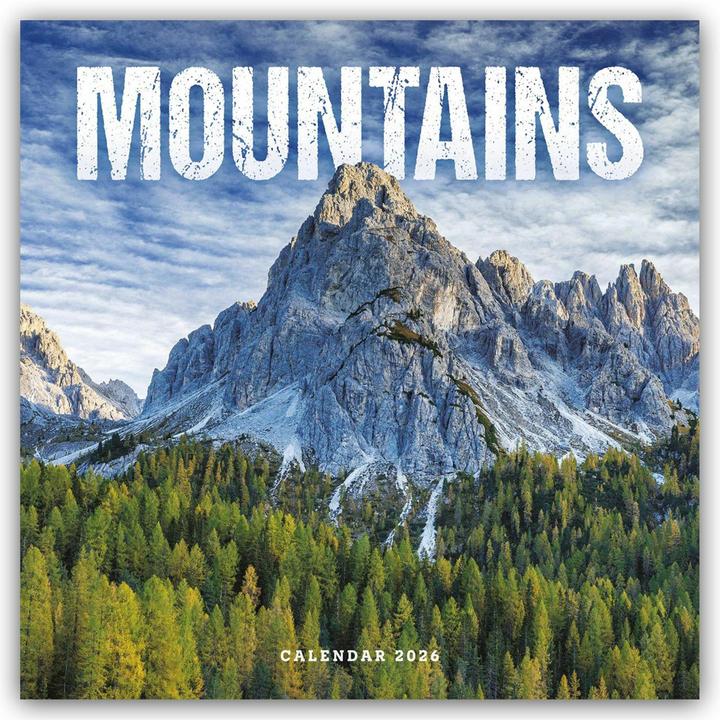 Mountains - Die höchsten Berge 2025 - Wand-Kalender (English)