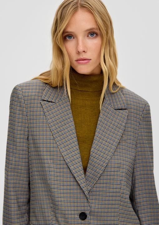 Immagine prodotto s.Oliver Indoor-Blazer Blazer mit Hahnentrittmuster (36)
