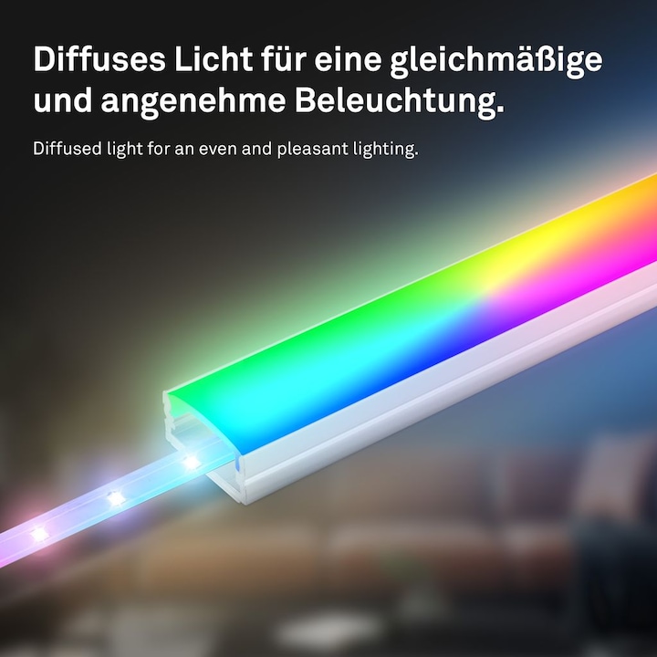 Produktbild Briloner BL7000 Starter Set RGB/W LED Stripe, 140xLED, 2m (14000 cm, Indoor)